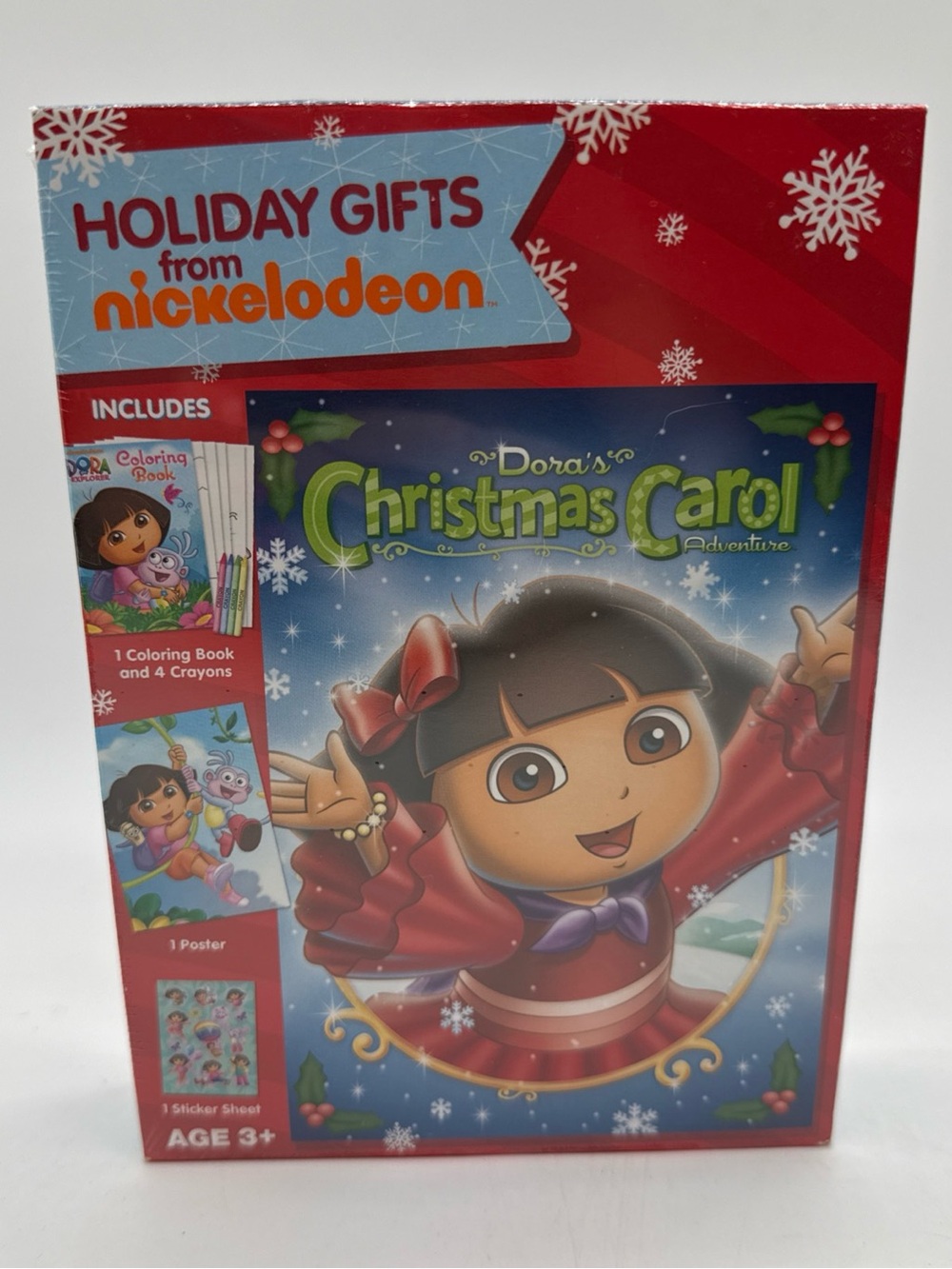 Dora the Explorer: Dora's Christmas Carol Adventure (DVD, 2009) New Sealed